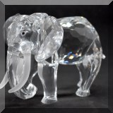 C17. Swarovski Crystal elephant. 